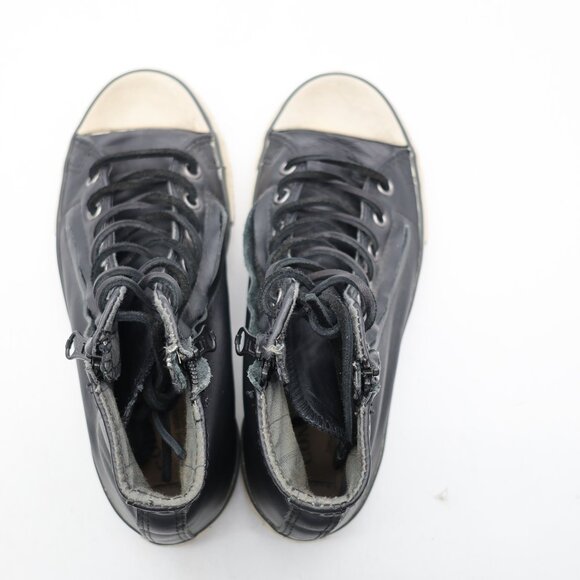 Classic Black High-Top Sneakers - Picture 10 of 11